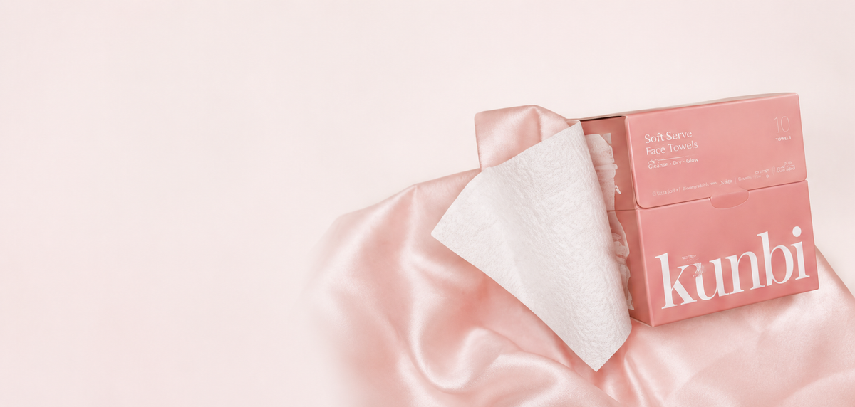 Kunbi Soft Serve facial towels