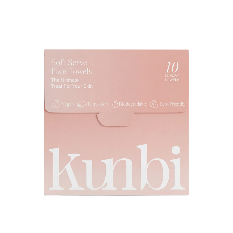 10 SOFT SERVE FACE TOWELS TRAVEL SIZE